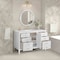 James Martin Vanities 48'' Vanity, Bright White w/ 3 CM White Zeus Quartz Top 485-V48-BW-3WZ - alternate 6